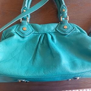 MARC JACOBS Turquoise Slouchy Soft Handbag